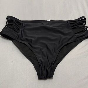 High waisted bikini bottom